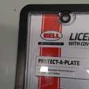 Bell Automotive 22-1-45601-8 Black License Plate Frame and Clear Cover Combo, Corrosion Resistant, Easy to Install