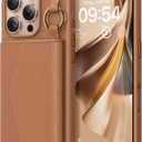 TAURI for iPhone 16 Pro Max Case, Removable Magnetic Wallet Case with Card Holder, [Compatible with MagSafe] Durable PU Leather Phone Case with Wireless Charging, Brown