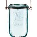 More Birds Mason Jar Hummingbird Feeder, Glass Hummingbird Feeders for Outdoors, 5 Feeding Stations, 25 Ounces (1.45 LBS)