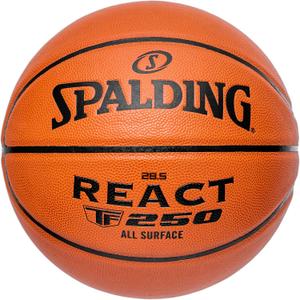 Spalding React TF250 Indoor-Outdoor Basketball, Size 6, 28.5"