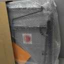 FoldWise Upgraded Folding TV Tray Table - Extra Large & Sturdy Laptop Table for Couch, Height & Angle Adjustable Desk for Dinner, Work & TV - Includes Footrest, Cup Holder, iPad Holder & Edge Stopper