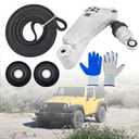 4627038AA Drive Belt Kit with Belt Tensioner & Idler Pulleys | Compatible with Jeep Wrangler JK 3.6L 2012-20184627038AA-KIT