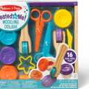 Melissa & Doug Created by Me! Cut, Sculpt, and Roll Modeling Dough Kit with 8 Tools and 4 Colors of Modeling Dough
4 Vibrant Dough Colors, Sparks Creative Expression, Encourages Color Recognition, Hands-On Gift For Kids Ages 3+