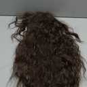 REECHO Ponytail Extension 30" Long Claw Clip Ponytail Extension Curly Wavy Pony Tails Hair Extensions Clip in Synthetic Hairpiece for Women, Dark Chocolate Brown