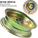 196104 Pulley with 539132728 177968 Pulley Replace 197380, 532196104, 532197380, 5321961-04, 5321973-80, 5391121-96, 539131148, 5391327-28, 589766101, 193197, 5321779-68, 5321931-97, 532193197