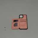 Vinich for iPhone 14 Wallet Case with Card Holder, RFID Blocking Credit Slots Kickstand Shockproof Phone Cover Fit for iPhone 14 6.1" Rose Pink