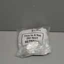 Breling Kids Air Mattress Fitted Sheets Compatible with Intex Cozy Kidz (Sheet Only) Toddler Inflatable Mattress Sheets for Kids Sleepover Party Travel Camping Airbed(White,1 Pc)