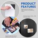 DIYMAG Magnetic Adhesive Sheets Photo Mat, 8" x 10" 12 Pack Flexible Magnets with Adhesive Backing for Crafts, Photos and Pattern Storage, Easy to Peel and Stick