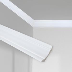 Hungbak 12 Pack Ceiling Crown Molding Trim for Home Decor, 56.7" Long x 3.6" Face