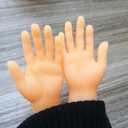 30 Pcs Tiny Finger Hands Mini Rubber Finger Puppets, Miniature Small Hands Ealistic Cute Little Hand Finger for Gifts Puppet Show Prank Gag Performance Party Favors