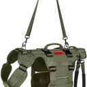 OneTigris Dog Lift Harness for Large Dogs, Dog Hip Support Brace, Full Body Lifter with Handles Invictus Multifunctional Mobility Assistance Vest for Back Legs (Green, Large)