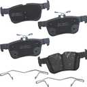 Bendix Premium SBC1665 Ceramic Rear Brake Pads for Ford Fusion 2016-2013, Lincoln MKC 2019-2015, MKZ 2016-2013, Nautilus 2023-2022