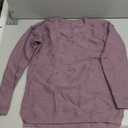 Girls Winter Sweaters 2026 Fashion Teen Tops Henley Kids V Neck Long Sleeve Loose Shirts Fall Warm Clothes (Size: 13-14 Years, Grey Purple)