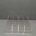 Acrylic Cash Storage Box with Multiple Compartments for Organized Money Management in Retail and Home Use
