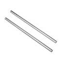 2 pcs 12 mm x 350mm Chrome Plated Linear Rod with M6 Hex Socket Cap Screw Bolt