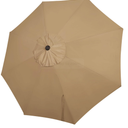 Blissun 9ft Patio Umbrella Replacement Canopy, Market Umbrella Top, Outdoor Table Umbrella Canopy for 8 Ribs, Canopy Only