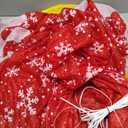 2pcs 5.2 Ft Christmas Led Candle Decoration With Flickering Flame, Red