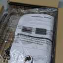 Dish Drying Rack for Kitchen Counter, Stainless Steel Drainer Anti Rust, Smart Drainage System Drainboard with Detachable Cutlery Holder, Handwash Dish Helper for Home, Apartment Space Saving (11"W x 15"L, Black)