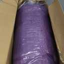 CozyLux King Size Comforter Set Purple, 7 Pieces Pintuck Bed in A Bag Purple Comforter King Size, Pinch Pleat Bedding Set with All-Season Comforter, Sheets, Pillowcases & Shams