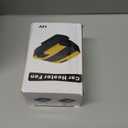 2-in-1 Portable Car Heater & Cooler Fan, 12V Fast Windshield Defroster and Defogger with 360 Rotation, Plugs into Cigarette Lighter (Yellow)