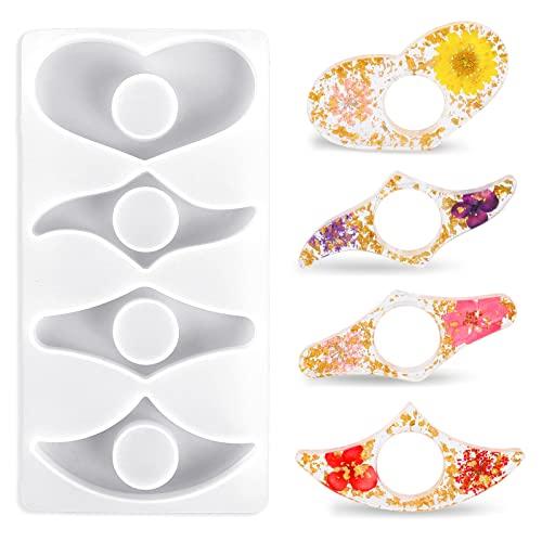 2 set Silicone Resin Mold for Thumb Book Page Holder,Reusable Bookmark Mold Handmade Thumb Bookmark Casting Mold Silicone Mould for DIY Reading Accessory for Book Lovers Readers Students