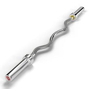 Olympic Barbell Bar 2 Inch EZ Curl Bar for Biceps Olympic Bar for Squats Weightlifting Powerlifting Strength Training Bar for Home Gym Olympic Curl Bar Standard Olympic Bar for Bench Press
