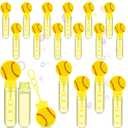 16 Pcs Softball Bubble Wands Party Favors Softball Gifts Birthday Bubble Wand Bulk Softball Party Decorations Softball Theme Birthday Party Supplies for Outdoor
