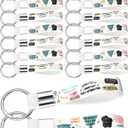 3 x Tondiamo 20 Pcs Administrative Assistant Daily Affirmations Gifts Bulk Keychains with Keyring Clips for Christmas Admin Assistants Secretary Gifts Appreciation Ideas