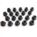 YYHHZZ 20PCS M22x1.5 Wheel Nuts,Two Piece 28mm Sleeve Flanged 33mm Hex Hub Pilot/Unimount