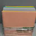 Sorbus 11 Inch Fabric Storage Cubes - Sturdy Collapsible Bins With Handle - 6 Foldable Baskets for Organizing Clothes, Toys, Books - Multi Colored Storage Baskets for Shelves, Kids Room, Closets