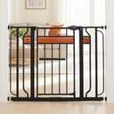 Regalo Safety 30"-41.5" Extra Wide Baby Gate, Bottom of Stairs & Doorways