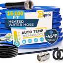15FT Heated Water Hose for Rv,Heated Water Hose Antifreeze to -45F,Great Rv Accessories for Campers,Livestock,Agriculture,Lead and BPA Free