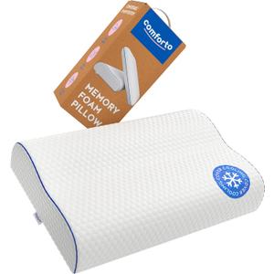 Cooling Cervical Pillow  Memory Foam Contour Neck Pillow for Sleeping  Orthopedic Cooling Pillow for Neck and Shoulder Pain Relief