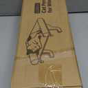 Zakkart Cat Perch for Window Sill with Bolster - Orthopedic Hammock Design with Premium Hardwood & Robust Metal Frame - Cat Window Seat for Large Cats and Kittens - Natural Color Wood Gray Bed, 24''W