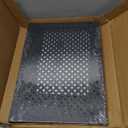 SONGMICS Cabinet Organizer Shelf, Set of 2 Kitchen Counter Shelves, Kitchen Storage, Spice Rack, Stackable, Expandable, Metal and Engineered Wood, Ink Black and Rustic Brown UKCS020X01 (11.7"W)