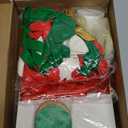 LFSTGN 131 Pcs​ Christmas Decorations Indoor, Christmas Party Supplies - "MERRY CHRISTMAS" Banner, Photo Prop, Balloon Party Kit, Hanging Swirl, Fringe Curtain