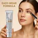 Perfection Eye Tightening Cream with Precision Brush 2PCS Instant Firming & Lifting Eye Cream for Wrinkles, Puffiness & Fine Lines Cooling Applicator for Smooth, Youthful Eyes