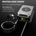 UL Listed 67.2V 10A Fast Charger Compatible with Surron Light Bee X Segway X260 Sur-Ron Electric Dirt Bike 2025, IP65 Waterproof Battery Power Adapter for 60V eBike with Cooling Fan, Same Original