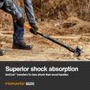 Fiskars PRO IsoCore 10 lb Sledge Hammer, 36", Shock-Absorbing Handle, Wedged Demolition Face, Orange/Black