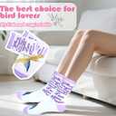Funny Hummingbird Women's Men's Socks Middle Socks with Sayings Gift for Hummingbird Animal Lovers