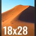 LaVie Home 18x28 Picture Frame for Wall Display, 18x28 Black Picture Frame with HD Plexiglas, 18 x 28 Photo Frame 1 Pack, Display Frame for Vertical or Horizontal, Classic Collection