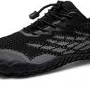 WateLves Water Shoes Men Women Beach Barefoot Aqua Socks Breathable Wide Swim Outdoor Walking Anti Slip Pool Shoes for Hiking Kayaking Diving Surfing (10 Women/8.5 Men)