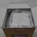 Smart Automatic Cat Feeder - 6-L Reliable Automatic Cat Food Dispenser with Display LCD Screen for Easy Set Up - (White)