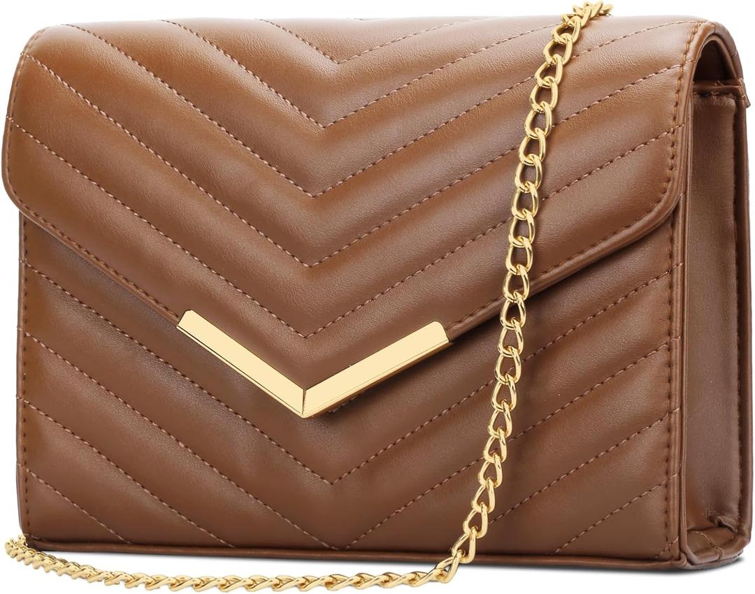 KKXIU Women Formal Vegan Leather Evening Envelope Clutch Purses and Handbags for Party Wedding Prom Bridal