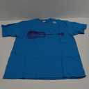 Guitar Lake Reflections in Blue Music Lovers Guitar T-Shirt, L