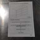 Modern Black 6 Drawer Dresser - Simply Chest of Drawers for Bedroom, Closet, Living Room, Hallway, Entryway, Wood Storage Double Dresser with Smooth Metal Rails - Black