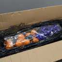 2Pack 5FT 200LED Black Halloween Tree with Lights, Timer Function with Higher Size Black Tree with Purple and Orange Lights, Spooky Light up Trees for Indoor Outdoor Party Garden Halloween Decorations