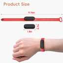 Pill Bracelet – Small Pill Case Portable Emergency Pill Container with Adjustable Strap, 360° Quick-Open Lid & Travel-Friendly Design (Ideal for Daily/Travel Use)​ (Red)