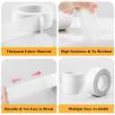 Hem Tape for Pants, 1In X 40FT Double Sided Fabric Tape Heavy Duty, Stitch Witchery Hemming Tape for Curtains, No Sewing Ironing Hem Tape for Curtains, Dress, Jeans, Clothing, Rug, Carpet, Arts