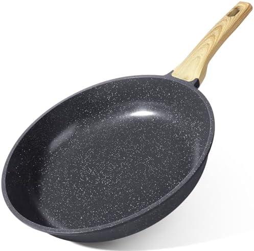 GiPP Ceramic Nonstick Frying Pan - 10 Inch Healthy Non-Toxic Non Stick Skillet Omelette Pans, Induction Compatible Chef Pan, PFAS & PFOA-Free, Dishwasher Safe, Stay Cool Handles